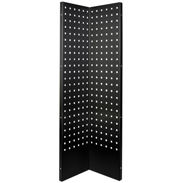 Extension d'angle noire de panneaux perforés 1 pièce pour Mobilio KRAFTWERK - 3964-16.11.BLK