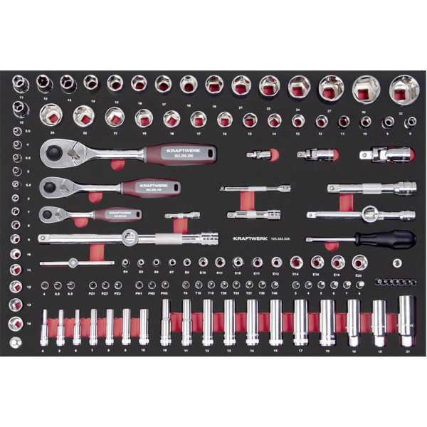 Servante BT700 PRO 7 tiroirs + Composition 278 outils KRAFTWERK - 102.117.110
