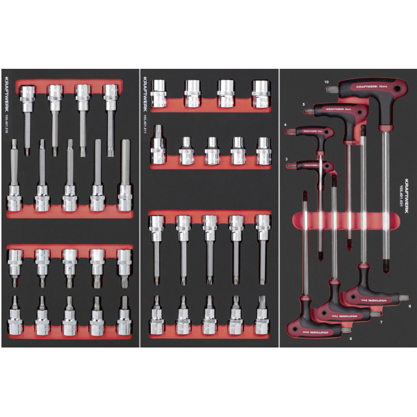 Servante BT700 PRO 7 tiroirs + Composition 278 outils KRAFTWERK - 102.117.110