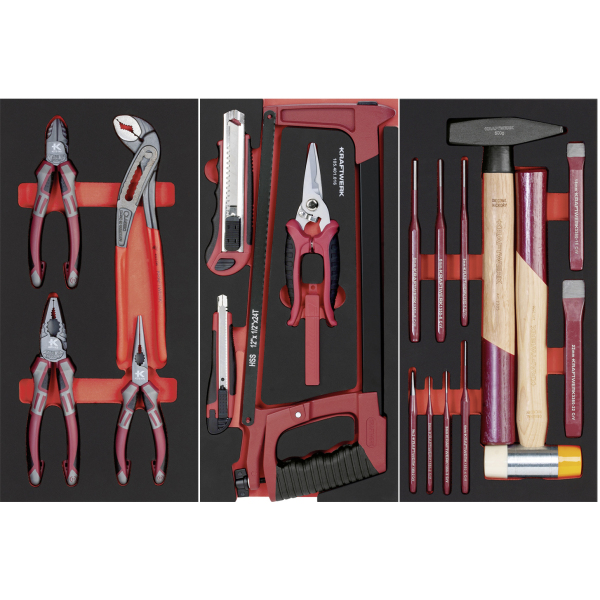 Servante BT700 PRO 7 tiroirs + Composition 278 outils KRAFTWERK - 102.117.110