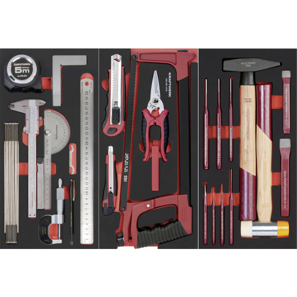 Servante BT700 PRO 8 tiroirs + Composition 296 outils KRAFTWERK - 102.118.108