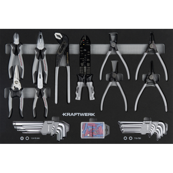Servante BT700 5 tiroirs + Composition 172 outils KRAFTWERK - 102.115.101