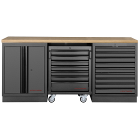 Mobilier d'Atelier 3 Éléments MOBILIO BLK Hêtre KRAFTWERK - 3964K-BLK-26