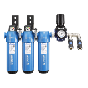 Ensemble Filtration Micronique + Submicronique + Charbon Actif + Régulation Pistolet Peinture Base Aqueuse PREVOST - MSCR 55IS