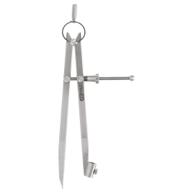 Compas porte-crayon à ressort, L.200 mm - sur carte KS TOOLS - 300.0411-E