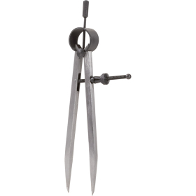 Compas droit à ressort, rayon 138 mm, L.150 mm sur carte KS TOOLS - 300.0402-E