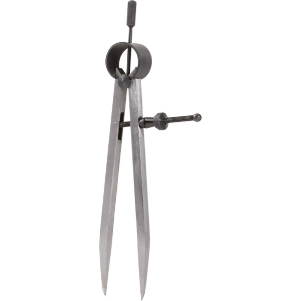 Compas droit à ressort, rayon 138 mm, L.150 mm sur carte KS TOOLS - 300.0402-E