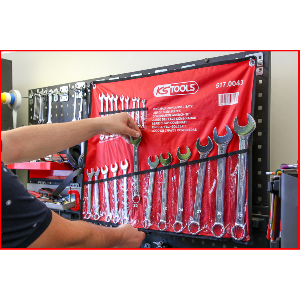 Jeu de 21 clés mixte en trousse, 6-32mm KS TOOLS - 517.0043