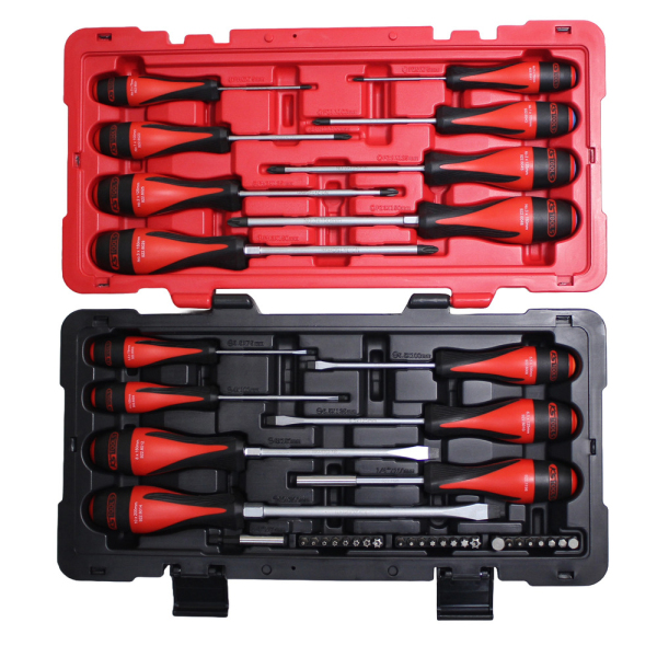 Coffret de tournevis ULTIMATE et embouts de vissage 1/4'' 40pcs KSTOOLS - 922.6001F