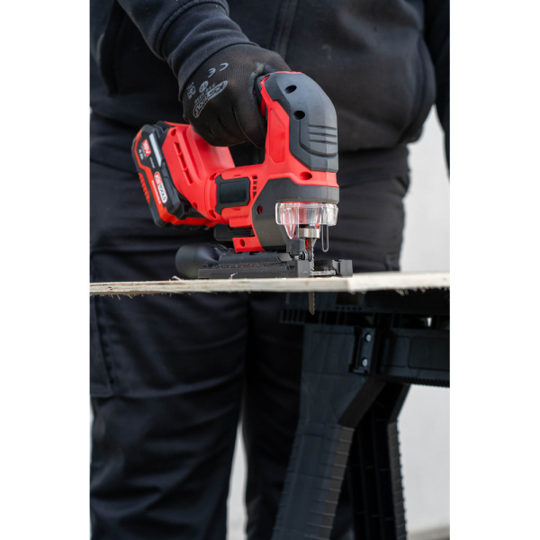 Coffret scie sauteuse sur batterie 18V avec 2 batteries et chargeur KS TOOLS - 515.4780F