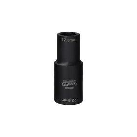 Douille à chocs 1/2'' 2-en-1 pour jantes aluminium, 17,5 / 22,5 mm KS TOOLS - 515.0899F