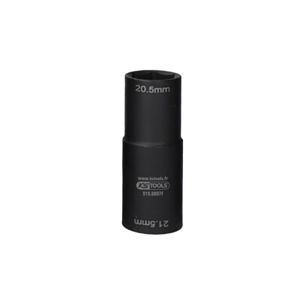 Douille à chocs 1/2'' 2-en-1 pour jantes aluminium, Ford, 20,5 / 21,5 mm KS TOOLS - 515.0897F
