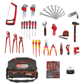 Composition d'outils sanitaire et chauffage en sac Smartbag XL KS TOOLS - 850.0126F