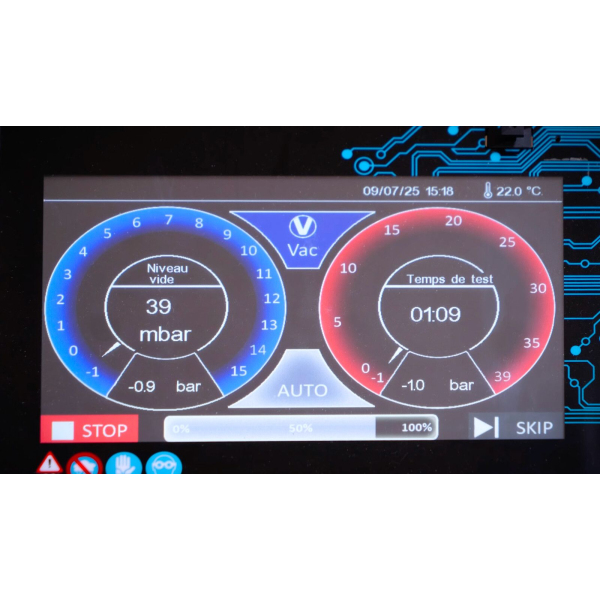 Station climatisation automatique numérique R134a CLAS - AC 9544