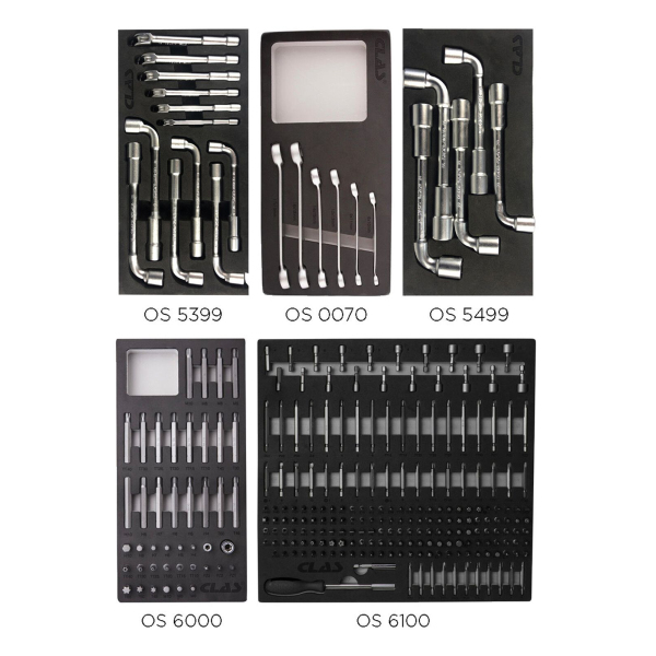 Servante d'atelier 7 tiroirs 446 outils CLAS - EG 1450