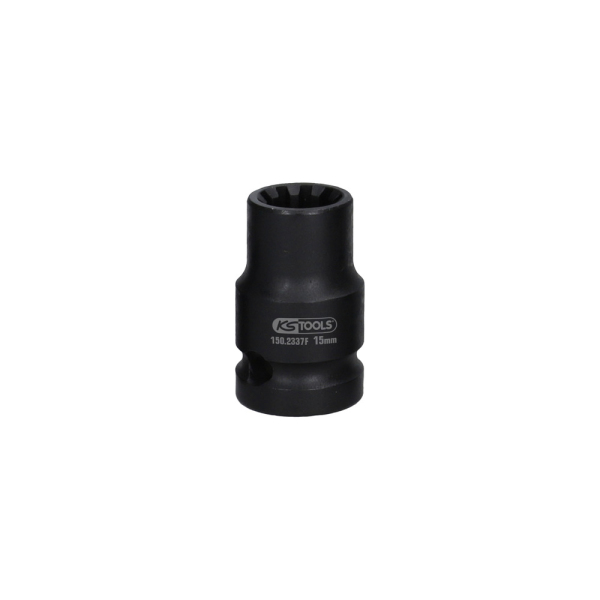 Douille spéciale pour étriers de frein 1/2" 10 pans 15 mm L38mm KS TOOLS - 150.2337F