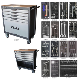 Servante 4 tiroirs 435 outils CLAS - EG 1480