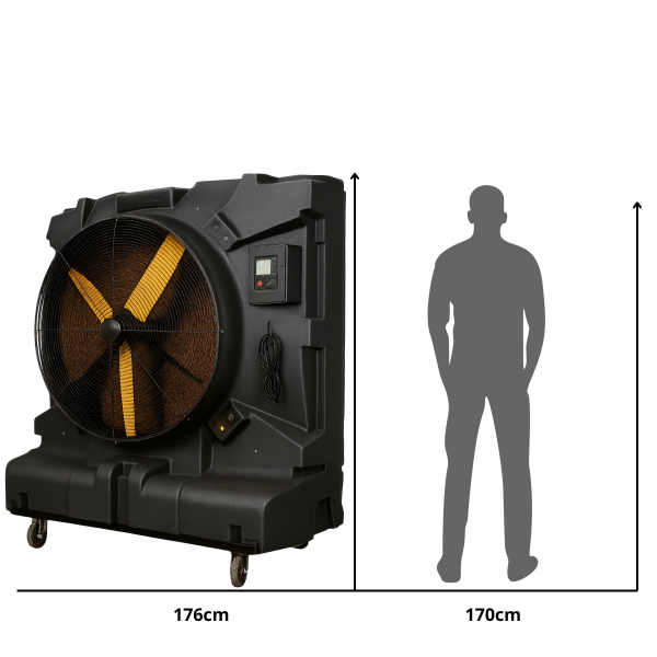 Rafraîchisseur purificateur d’air mobile 400m²  280L KALTERMANN - KM 30