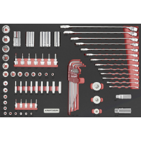 Insert d'outils PRO LINE EVA en pouces 79 pcs 40x60cm KRAFTWERK - 105.502.032