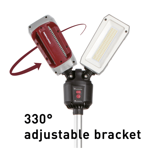 Lampe de travail LED 6000Lm 5 températures avec Trépied Télescopique 224cm KRAFTWERK -  702.005.600