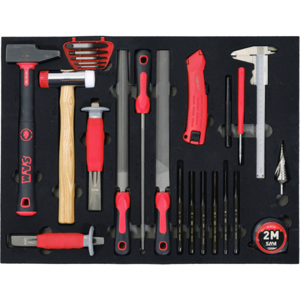 Module mousse 3/3 de 24 outils a frapper SAM - CP-24MM