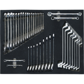 Module mousse 3/3 de 40 cles mixtes et polygonales SAM - CP-40MM