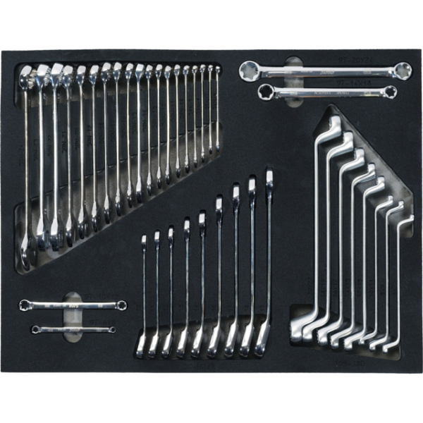 Module mousse 3/3 de 40 cles mixtes et polygonales SAM - CP-40MM