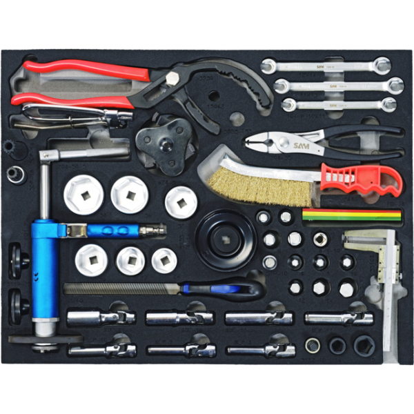 Module mousse 3/3 de 55 outils revision entretien automobile SAM - CP-55MM