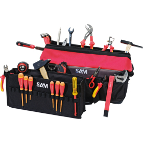Composition 75 outils electricien avec bag 30 litres SAM - CP-75elec