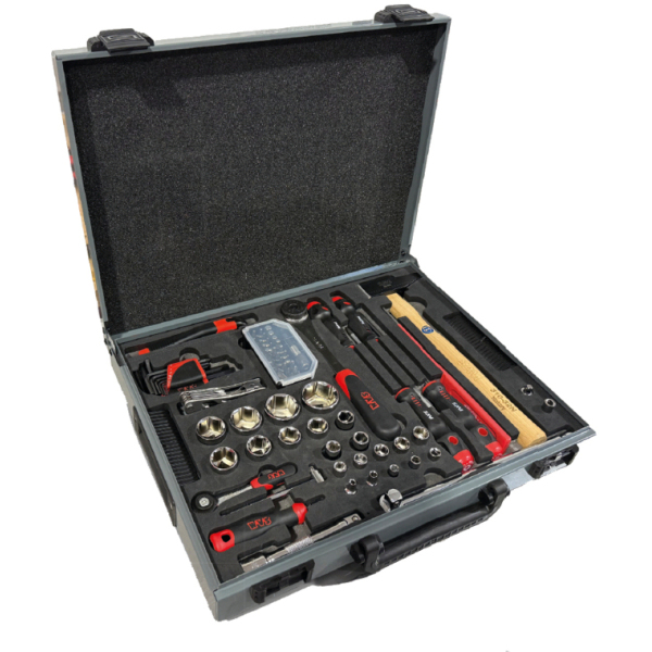 Composition 77 outils en coffret isiBOX metal gris G1 SAM - CP-77G1
