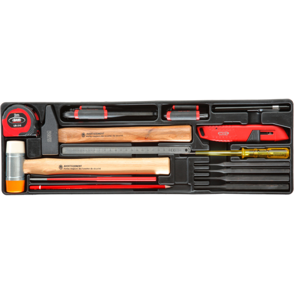 Composition de 150 outils en module mousse pour etab-120 SAM - CP-150-ET