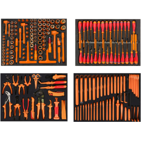 Composition de 189 outils 1000 volts en module mousse SAM - CP-189MM