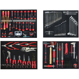 Composition de 435 outils en module mousse SAM - CP-435MM