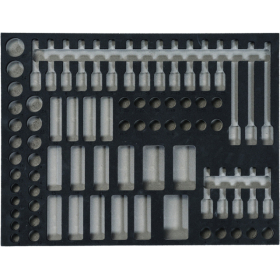 Module mousse 3/3 vide pour composition CP-78MM SAM - modm-252