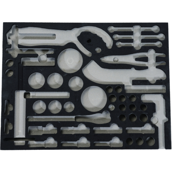 Module mousse 3/3 vide pour composition CP-55MM SAM - modm-253