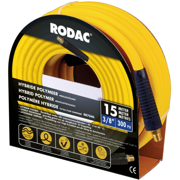 Tuyau d'air comprime 9,5x15 MM - 23 metres rodac by SAM - rr7043