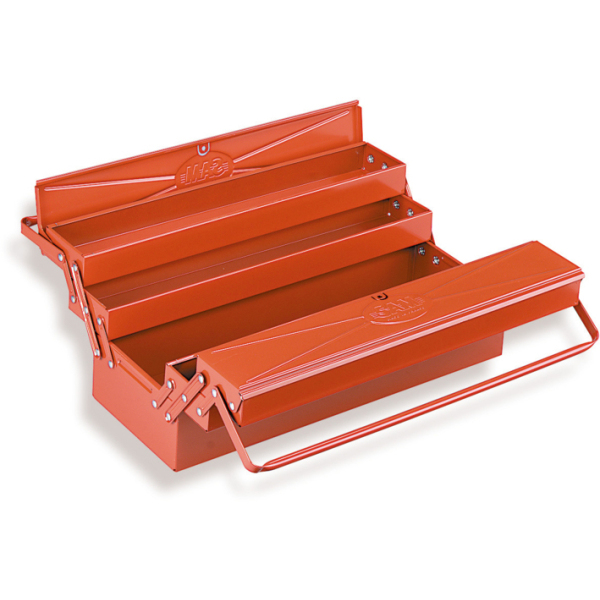 Boite a outils metallique vide - 5 cases - l 550 MM SAM - SAM-594-sbv2