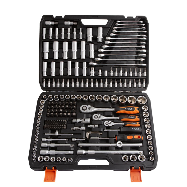 Coffret d’outillage 216 pièces 1/4" 3/8" 1/2" CLAS – OS3285BL