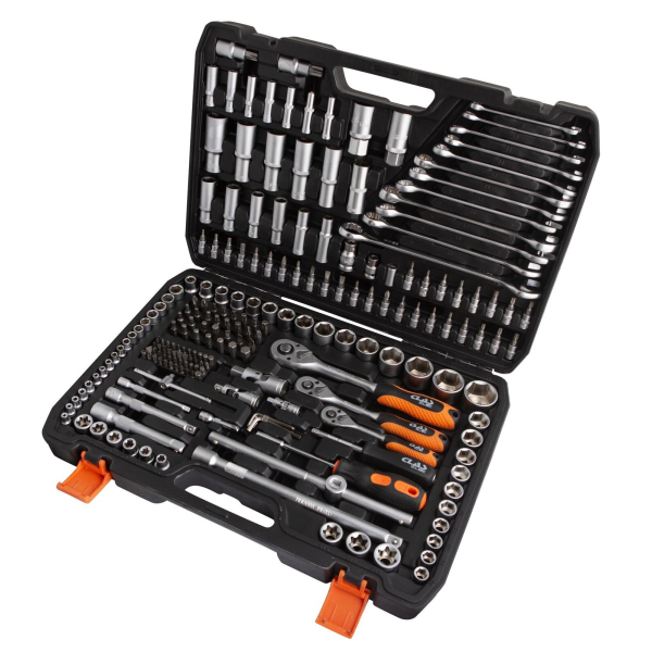 Coffret d’outillage 216 pièces 1/4" 3/8" 1/2" CLAS – OS3285BL