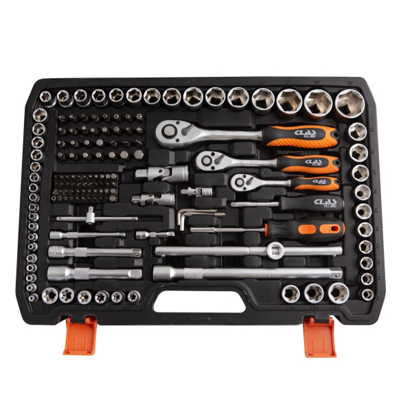 Coffret d’outillage 216 pièces 1/4" 3/8" 1/2" CLAS – OS3285BL