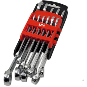 Râtelier 11 Clés Mixtes de 6 à 19 mm SAM - 50N-J11R