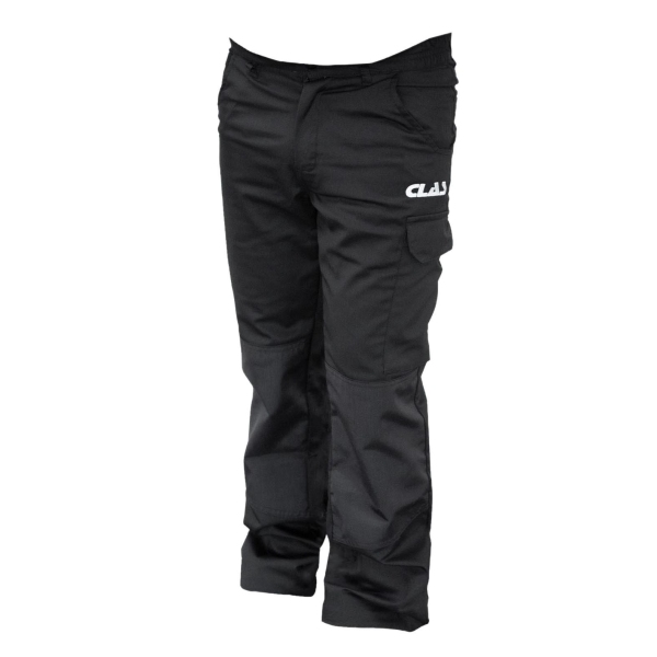 Pantalon multipoches stretch noir avec renforts genoux T 36 à 52  CLAS