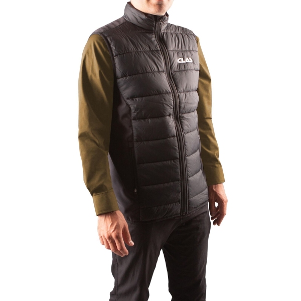 Doudoune sans manches gris/noire CLAS
