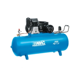 Compresseur d’air à bicylindre à piston 500L 7,5CV 11bar 827L/min PRO B6000/500 FT7,5 ABAC - 1839035105