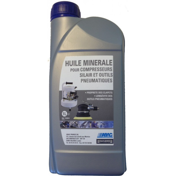Huile ABAC DEVILBISS spéciale outils pneumatique et Compresseur Silair. 8000110300