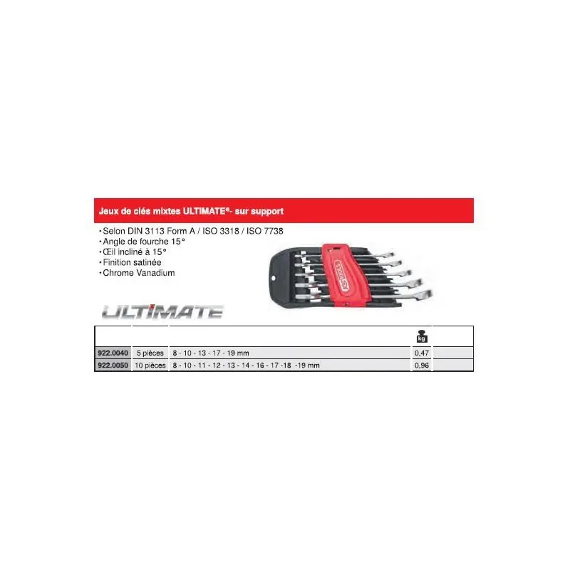 KS Tools Trou-et pinces 285 mm