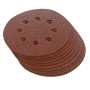 10 disques abrasifs perforés auto-agrippants 150 mm grain 40 à 240 SILVERLINE