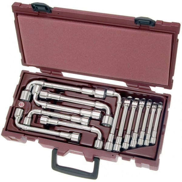 Coffret de clés à pipe débouchées 12 x 6 pans KRAFTWERK 4900-18K