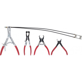 Jeu de pinces pour colliers auto serrants KS TOOLS 115.1104