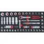Module de douilles et accessoires ULTIMATE 3/8'', 46 pièces KSTOOLS 713.1022